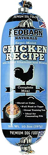 Redbarn Pet Products 416068 Redb Chicken/Liver Roll Food, Small, 10.5-Ounce (3-Pack)