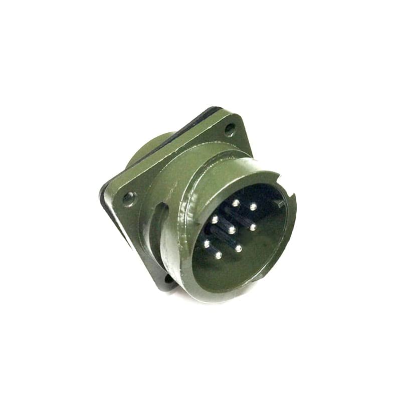 Military Spec Connectors MS3102A22-23 Circular Connector MIL-DTL-5015 Series Box Mount Receptacle 8 Contacts Solder Pin Bayonet Connector