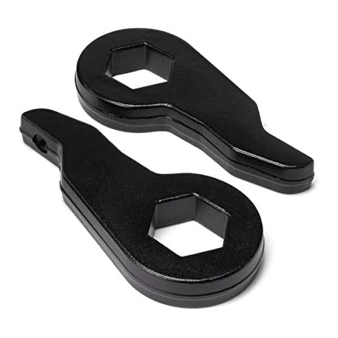 Heavy Metal Suspensions - Fits 1999-2007 Silverado/Sierra 1500, 1995-2006 Tahoe, 1992-2006 Yukon 1500, 1992-2006 Suburban and 2002-2006 Avalanche Adjustable 3" Fr Torsion Keys Carbon Steel Lift Kit Cover