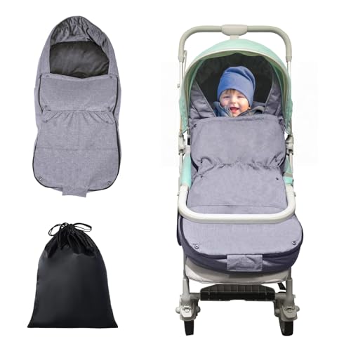 tupi Stroller Footmuff, Universal Warm Bunting Bag for Cold Weather, Stroller Cover for Winter, Waterproof Stroller Blanket for Toddler Girls Boys, Stroller Sleeping Bag, Ideal Gift for Baby Mom