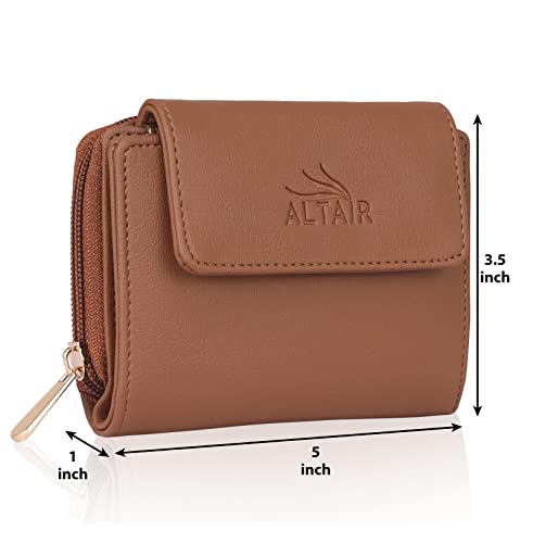 Image of Premium Vegan Leather Women's Wallet | Stylish Durable Clutch Wallet and Lightweight Clutch with Zip Coin Pocket and Card Slot