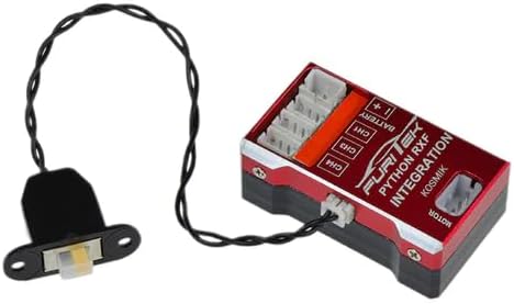 furitek Python RXF 40A/70A BRUSHLESS ESC W/RX Integration KOSMIK Version Supports 1/24, 1/18 RC Scale SCX24 & AX24, FMS FCX24 & FCX18, FX118, TRX4M - RC Cars Electronics (FUR-2503)