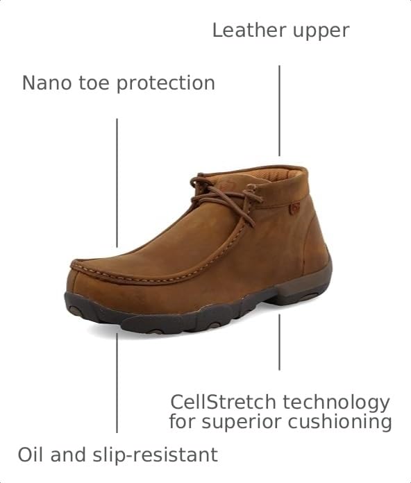 Image of Twisted X Men's Work Chukka Driving Moc