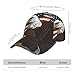 USA Patriotic Eagle with American Flag Baseball Cap Adjustable Golf Dad Hat Fashion Cotton Sport Hats for Men Women Visor Cap Black