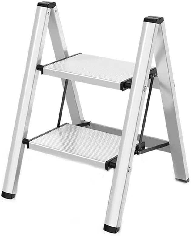 Escabeau pliant en aluminium léger avec plateforme stable OKUOKA