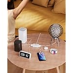 8-Port USB Charger, Multi-Port Travel USB C Charger, Mini Charging Station with USB C and USB A Ports, Charging Station Block for Traveling, Camping Compatible with Phone, Earbud (White) - Image 2