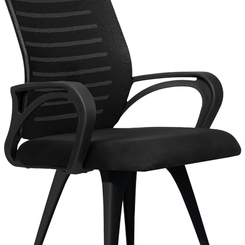 Image of ROSE Elite | 3 Years Brand Warranty | Ergonomic Office Chair, Study, WFH, Revolving, Rolling, Desk, Task, Laptop, Student Chair (Black, Elite MB Reception)