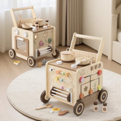 Caminador tipo cocina multifuncional: centro de actividades para bebés 4