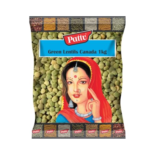 Pattu Canadian Green Lentils, 1 kg