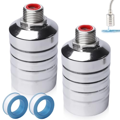 VEGOATY 2 válvulas de flotador de 3/4 pulgadas de baja presión, acero inoxidable 304, válvula automática de control de nivel de agua, válvula de bola flotante para tanque de agua, color plateado