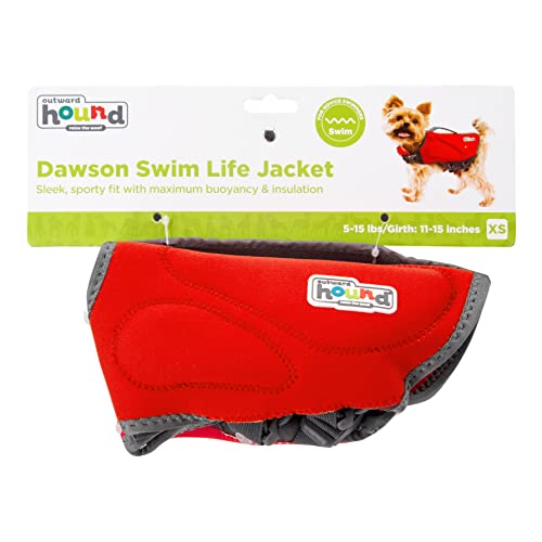 Outward Hound Dawson Swim Red Dog Life Jacket, Xs #TOP7