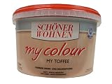 Schöner Wohnen Wandfarbe My Colour 5 Liter, Zarte Farben, Toffee Matt