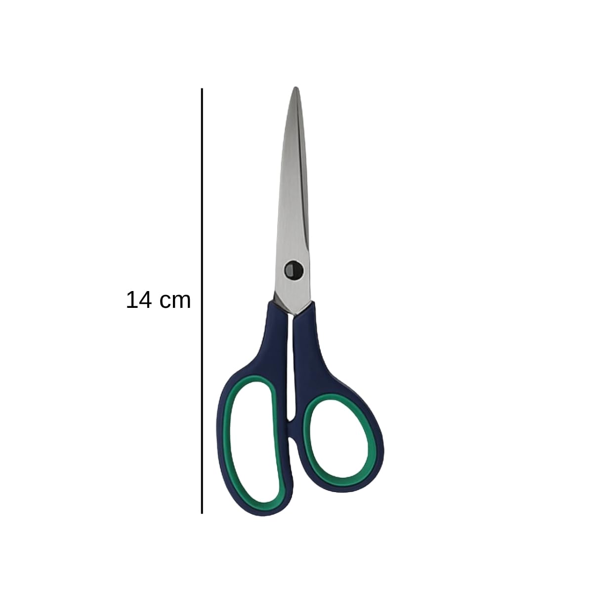 14 cm Paslanmaz Çelik Makas – Ergonomik Saplı, Keskin, Çok Amaçlı Kullanım