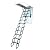 FAKRO LST 66875 Insulated Steel Scissor Attic Ladder for 22-Inch x 31-Inch Rough Openings