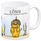 Mit schönem Sternzeichen Löwe Motiv.