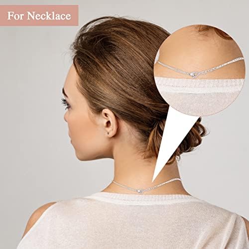 Prasacco 9 Pcs Necklace Extender, Chain Extenders for Necklaces