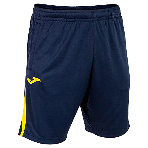 Joma Bermuda Uomo Championship VII Blu Navy Giallo