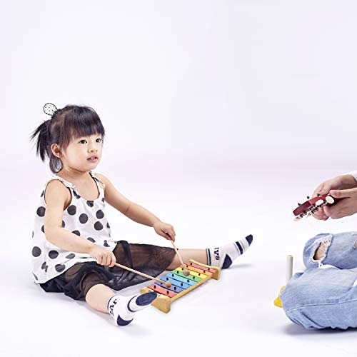 Musicube Xylophone With Harmonica For Kids Orff Instruments Wooden Xylophone With Mallets Toddler Baby Musical Instrument Educational Music Toys Christmas Day Gifts For Boys Girls #TOP5
