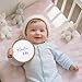 Custom Baby Monthly Milestones Markers Disc, Personalized Milestone Wooden Circles Embroidered with Name for Newborn Boy&Girl, Announcement Sign Gifts for Baby Shower, Nursery Decor, Birthday