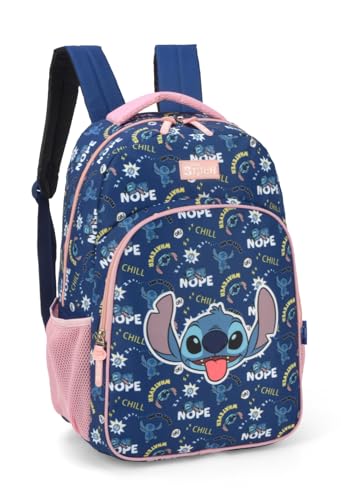 Mochila Escolar Stitch - Luxcel