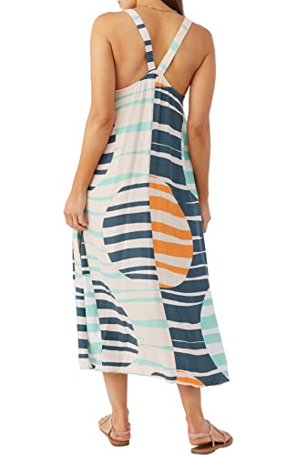 O'Neill Women's Floral Cover-up Tank Dress with Self-Straps3