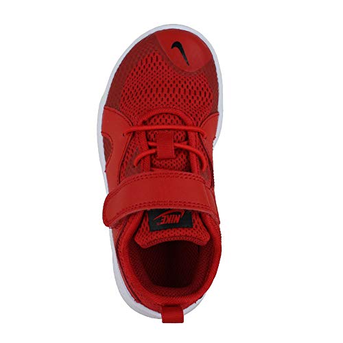 Nike Kids Girl's Flex Runner Fable (Little Kid) Black/White/Fire Pink/Blue Fury4