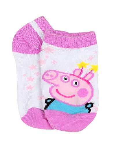 Image of Peppa Pig Little Girl's 5 Pack No Show Socks