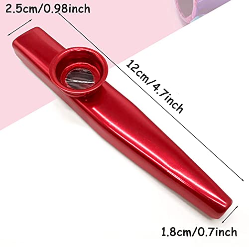 L’instrument de Kazoo Instruments de Musique Kazoo Alliage d’aluminium Kazoo pour Bon Compagnon Guitare, UkuléLé, Violon… - Les Beatles, Paul McCartney, John Lennon, RIngo Starr, George Harrison L'instrument de Kazoo Instruments de Musique Kazoo Alliage d'aluminium Kazoo pour Bon Compagnon Guitare, UkuléLé, Violon… – Image 4