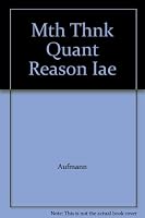 Mathematical Thinking & Quantitative Reasoning 0618777385 Book Cover