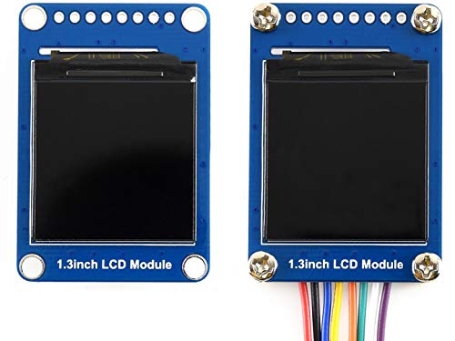 Image of 1.3inch LCD Display Module IPS Screen 240x240 HD Resolution with Embedded Controller Communicating via SPI Interface RGB, 65K Display Color