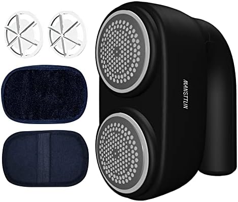 MANSTTLIN Fabric Shaver and Lint Remover, 7 Pieces Fuzz Remover, Electric Sweater Shaver to Remove Pilling Fuzz Remover, Remove Clothes Fuzz, Lint Balls, Pills, Bobbles