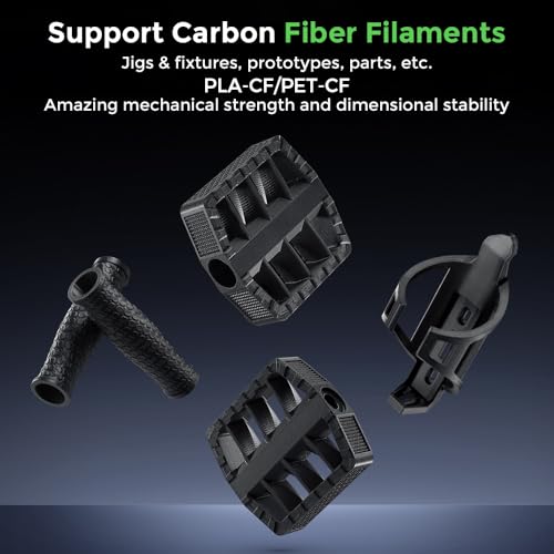 Creality K1C 3D Printer, 2024 New Version 3D Printers with 600mm/s Fast Printing Speed, Support Carbon Fiber Filament 300℃ High-Temp Print, Auto Leveling and Clog-Free Direct Extruder