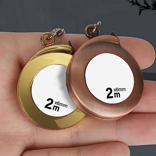 Cinta métrica retráctil 2M con llavero miniatura 6