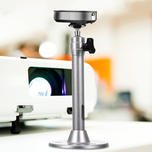 Soporte de proyector para techo de aluminio plata Alipis duradero 5
