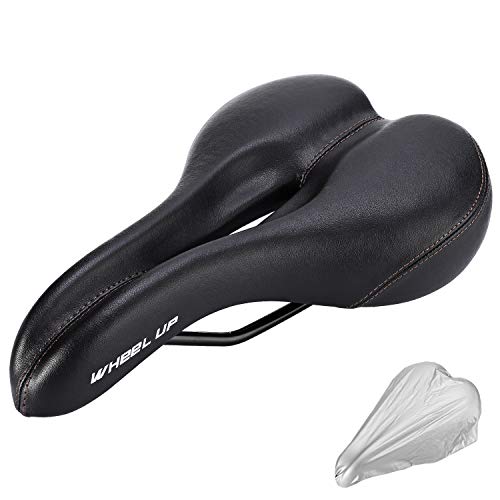Tricodale Sillín de Bicicleta de montaña, Ergonómico Suave Asiento de Bicicleta con Funda Impermeable