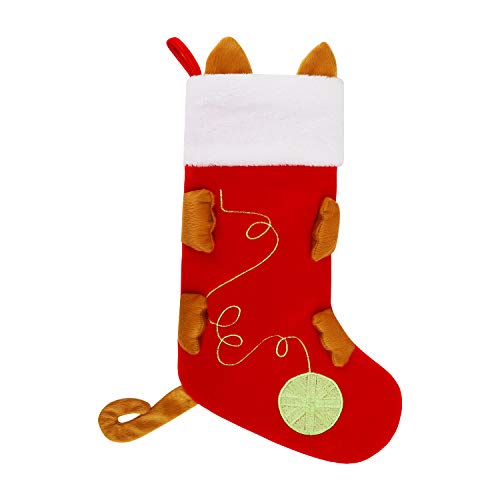 Cheap Chic Seasonal Pet Meow Cat Cute Kitten Hanging Decoration Christmas Stocking Large
