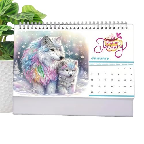 Calendario Gem Art 2026 artesanal para planificar el año con elegancia en la oficina