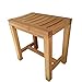 Tabouret De Douche Carré Chaise De Siège De Bain en Bois pour Salle De Bain 42 × 28 × 43 Cm Personnes Âgées Handicapés Antidérapant Baignoire Tabouret De Bain Tabouret Multifonctionnel De Ménage