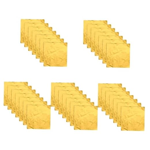 UPKOCH 500 Piezas Pendientes Cuadrados De Papel De Chocolate Pendientes Rellenos De Oro Joyería De Boda Envoltorios De Dulces Papeles De Embalaje De Dulces Grands Galletas Papel De