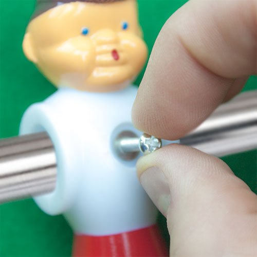 Csg Pair Of Traditional Replacement Foosball Players - Red & Blue #TOP7