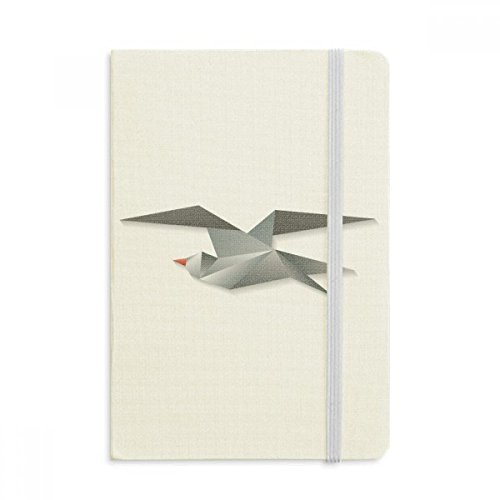Journal classique A5 144 x 210 mm avec reliure en tissu géométrique unique