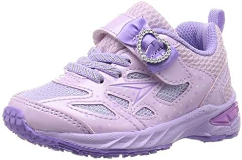 （09:00時点） [SYUNSOKU(シュンソク)] スニーカー 運動靴 幅広 軽量 15~23cm 2.5E キッズ 女の子 LEC 6440 ガールズ ラベンダー 17 cm 2.5E