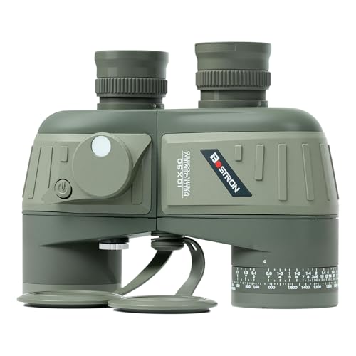BOSTRON Marine Binoculars 10x50 with Compass and...
