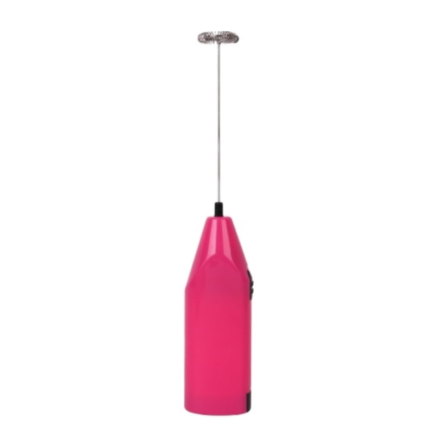 Mousseurs à Lait Fouet Matcha Mousseurs À Lait Électriques Boisson Mousseur en Acier Inoxydable Fouet Mélangeur Agitateur Café Outil De Cuisson Mousseur de Lait(Rosa)