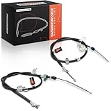 Frankberg 2x Handbremsseil Handbremsseile Hinten Links Rechts Kompatibel mit Yaris P9 1.0L-1.8L 2005-2012 Replace# 464300D050, K16528, K16547, 464200D050q