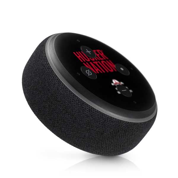 Skinit Decal Audio Skin Compatible with Amazon Echo Dot 3 - Officially Licensed University of Nebraska Husker Nation Design