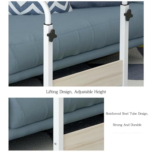 Table de chevet avec étagères et support ordinateur pour chambre à coucher