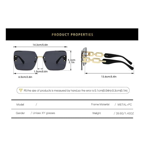 Small Oval Glasses Polarized Men Style Fashion for Women Vintage Half Metal2