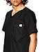Carhartt Ripstop & Sub-Scrubs Scrubs for Men, Utility Scrub Top Black