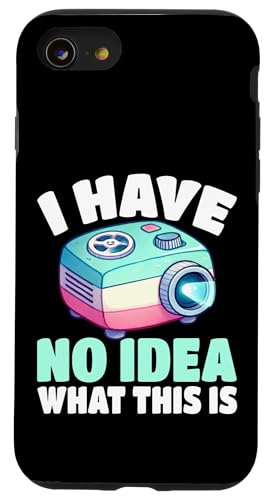 I Have No Idea This Is What Is 70s 80s レトロ スライドプロジェクター スマホケース iPhone SE (2020) / 7 / 8 用